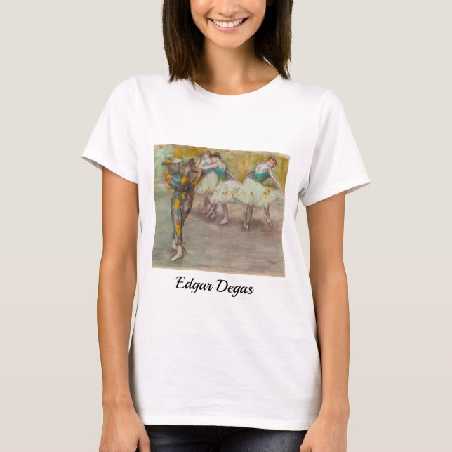 Edgar Degas - Harlequin Dance T Shirt (Framsida)