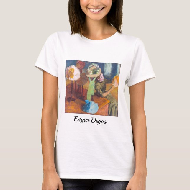 Edgar Degas - Hattbutiken T Shirt (Framsida)