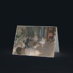 Edgar Degas Helgkort<br><div class="desc">Det här är "The Rehearsal on Stage",  som 1874 målades upp av Edgar Degas,  som gjorde helgdag positiv. Originalet är 21 x 28 tum.</div>