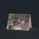 Edgar Degas Helgkort<br><div class="desc">Det här är "The Rehearsal on Stage",  som 1874 målades upp av Edgar Degas,  som gjorde helgdag positiv. Originalet är 21 x 28 tum.</div>