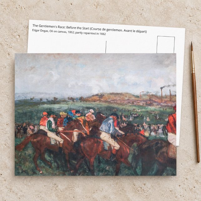 Edgar Degas - Herrarnas lopp Vykort (Skapare uppladdad)