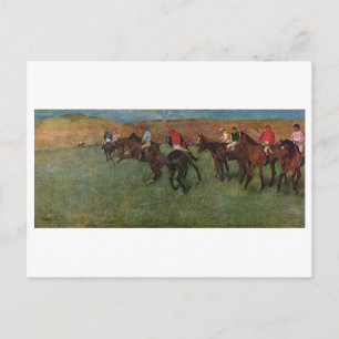 Edgar Degas - Horse Tävla före start 1878-80 Vykort