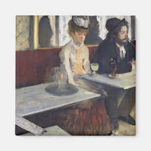 Edgar Degas i en Cafe eller absinthen Magnet