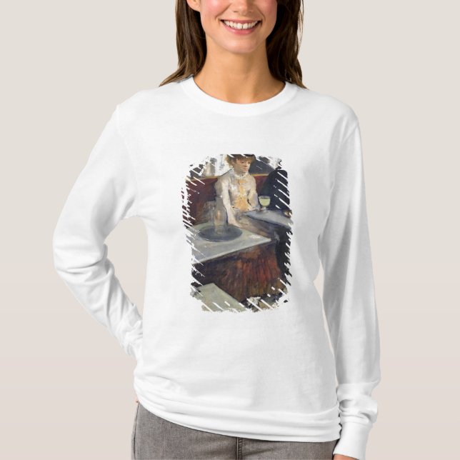 Edgar Degas | i en Cafe eller absinthen T-shirt (Framsida)
