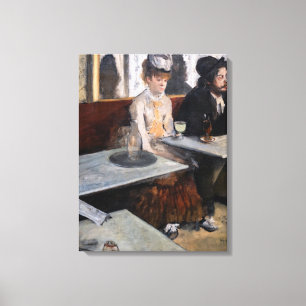 Edgar Degas - I en krog / Absinten Canvastryck