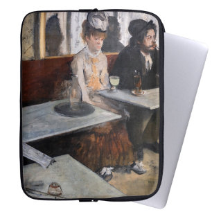 Edgar Degas - i ett cafe / absinthe Laptop Fodral