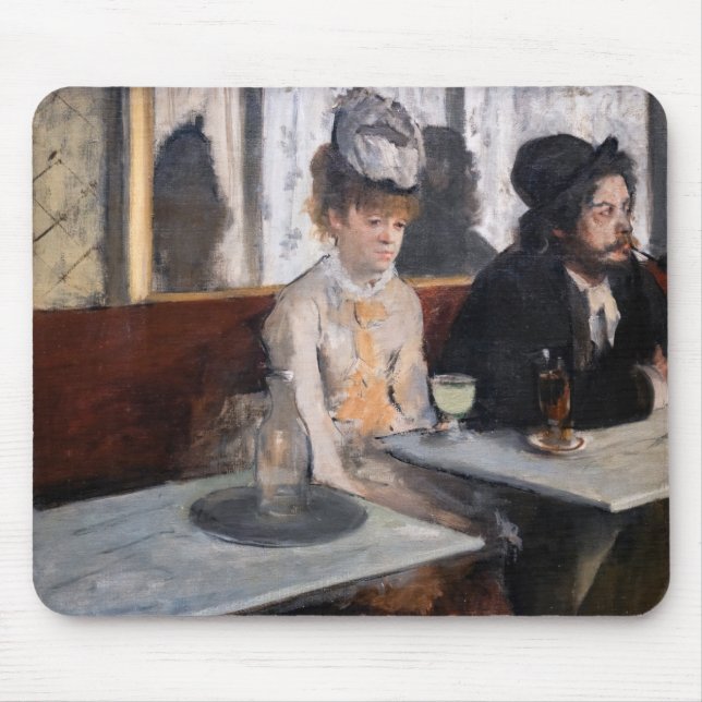 Edgar Degas - i ett cafe / absinthe Musmatta (Framsidan)