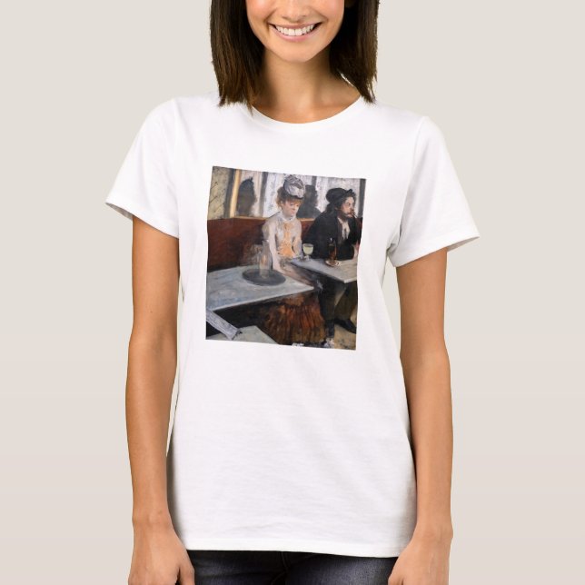 Edgar Degas - i ett cafe / absinthe T Shirt (Framsida)