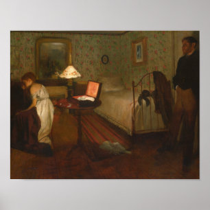 Edgar Degas - insidan Poster