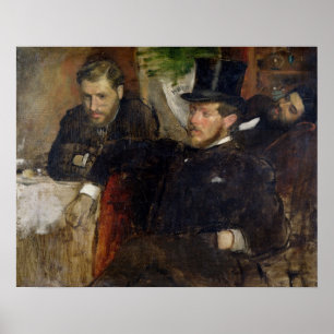 Edgar Degas Jeantaud, Linet och Laine, 1871 Poster