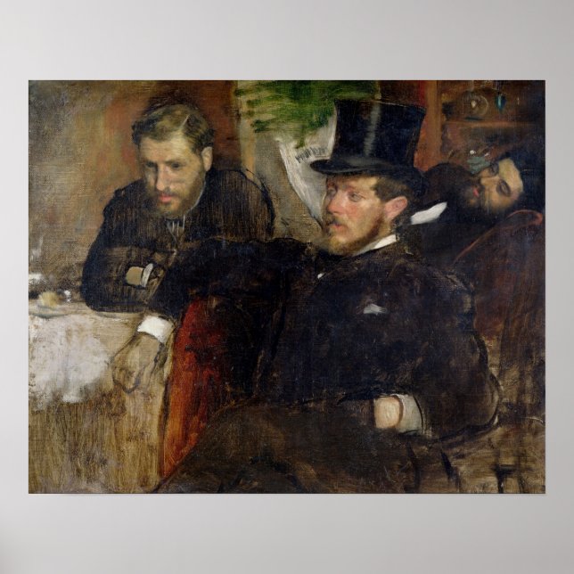 Edgar Degas | Jeantaud, Linet och Laine, 1871 Poster (Framsidan)