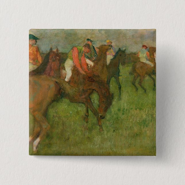 Edgar Degas | Jockeys, 1886-90 Knapp (Framsida)