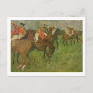 Edgar Degas Jockeys, 1886-90 Vykort