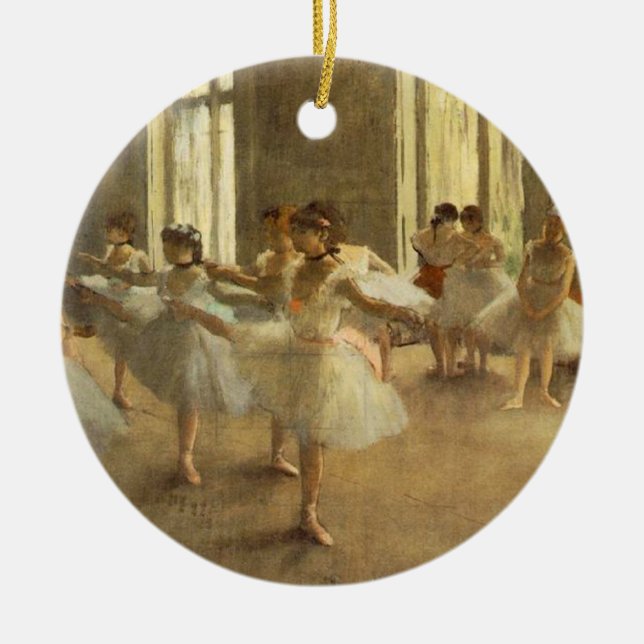 Edgar Degas Julgransprydnad Keramik (Framsidan)