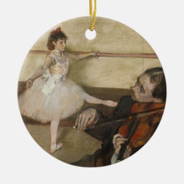 Edgar Degas Julgransprydnad Keramik (Framsidan)