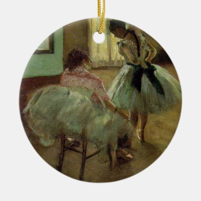 Edgar Degas Julgransprydnad Keramik (Framsidan)