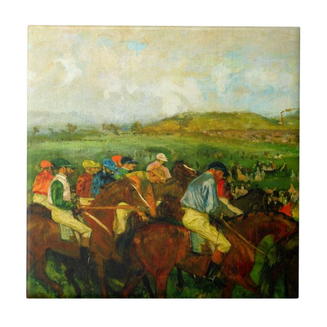 Edgar Degas  Kakelplatta (Framsidan)