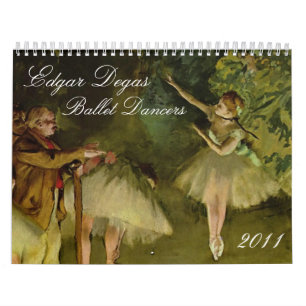 Edgar Degas kalendern för balettdansörer 2011 Kalender