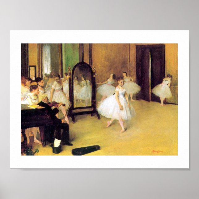 Edgar Degas | Kantningsklass Poster (Framsidan)