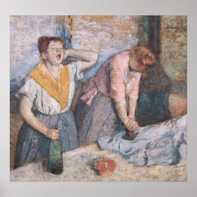 Edgar Degas | Klänningar, 1884 Poster (Framsidan)