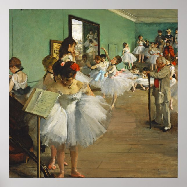 Edgar Degas klass Ballerina Painting Poster (Framsidan)