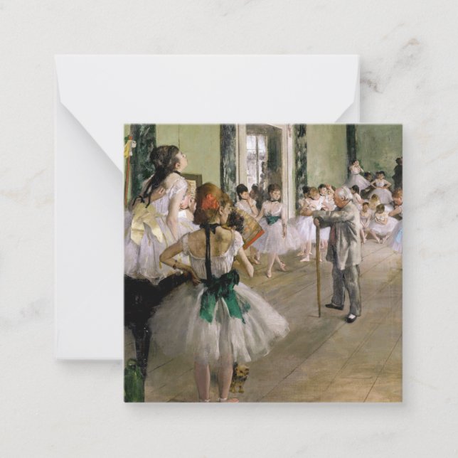 Edgar Degas - klassen Dance Anteckningskort (Framsida)