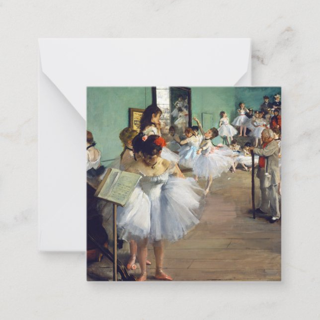 Edgar Degas - klassen Dance Anteckningskort (Framsida)