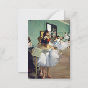 Edgar Degas - klassen Dance Anteckningskort