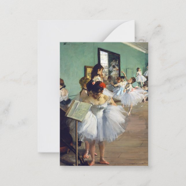 Edgar Degas - klassen Dance Anteckningskort (Framsida)
