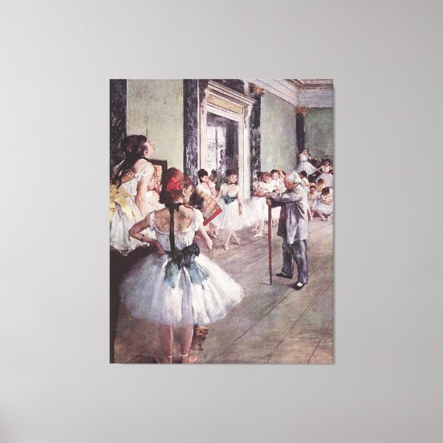 Edgar Degas-klassen Dance Canvastryck (Framsida)