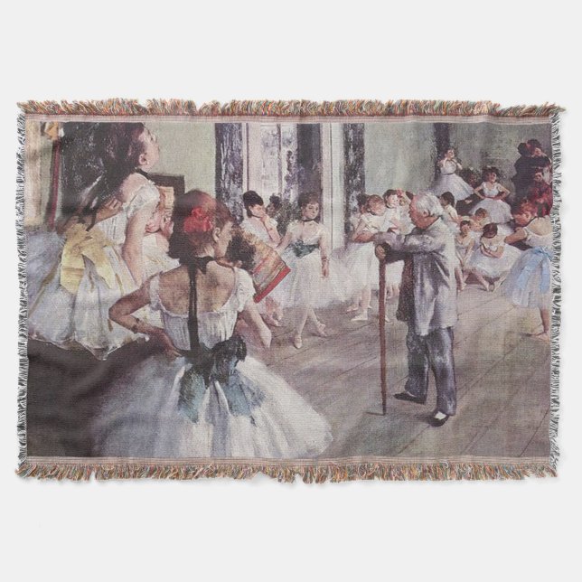 Edgar Degas-klassen Dance Filt (Framsidan)