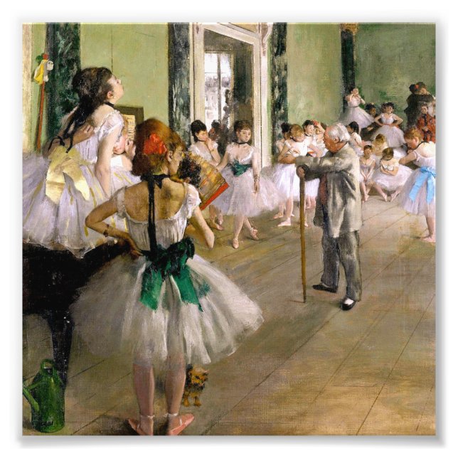 Edgar Degas-klassen Dance Fototryck (Framsidan)
