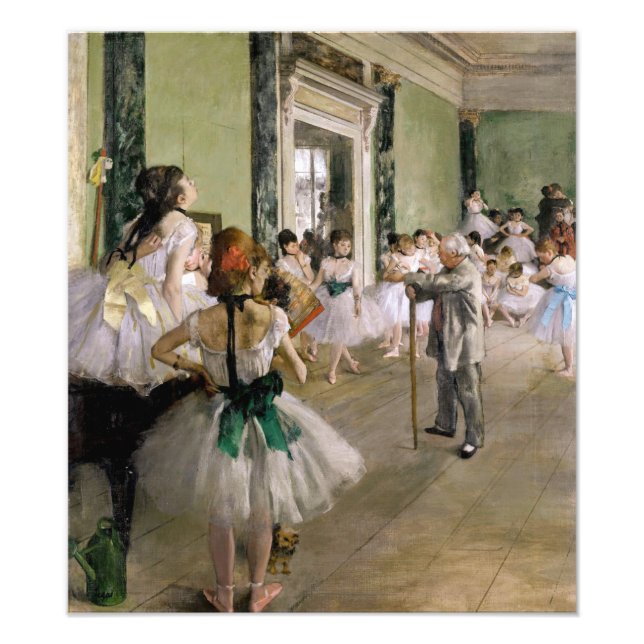 Edgar Degas - klassen Dance Fototryck (Framsidan)