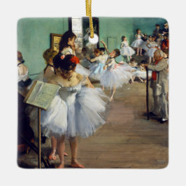 Edgar Degas - klassen Dance Julgransprydnad Keramik