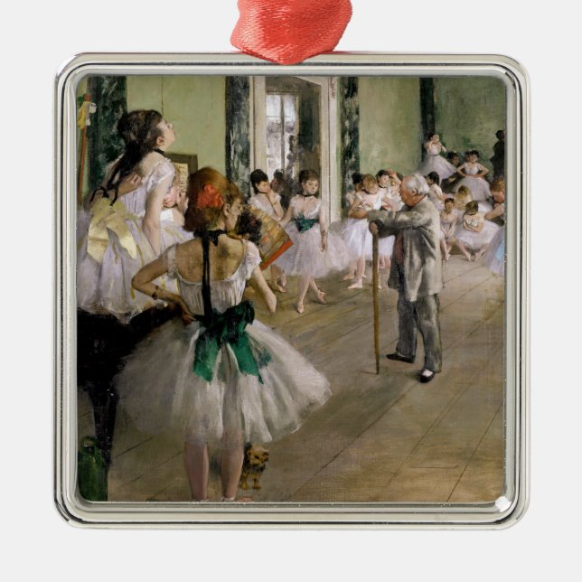 Edgar Degas - klassen Dance Julgransprydnad Metall (Framsidan)