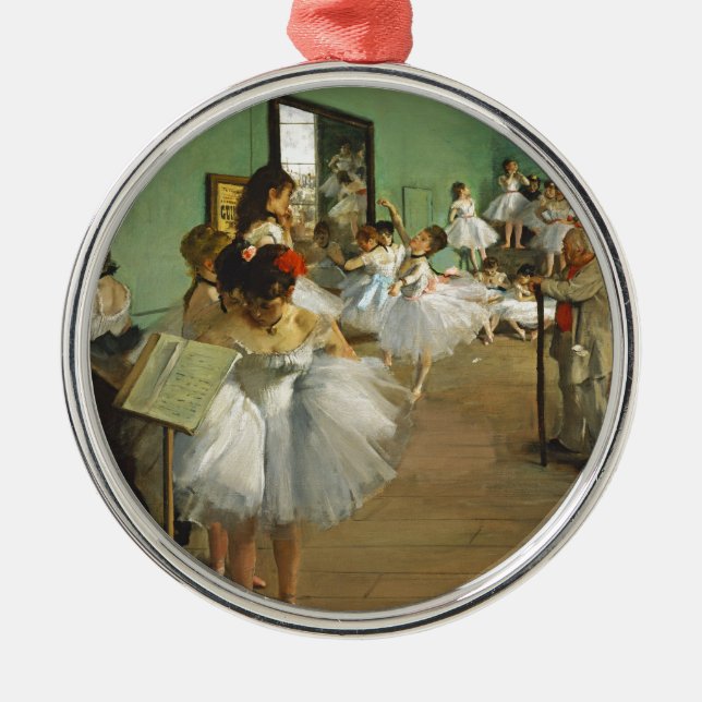 Edgar Degas-klassen Dance Julgransprydnad Metall (Framsidan)