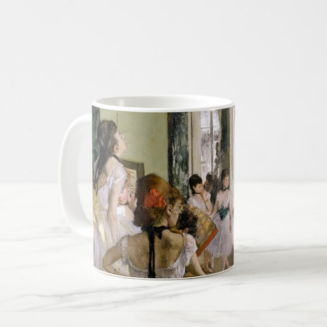 Edgar Degas - klassen Dance Kaffemugg (Framsida vänster)