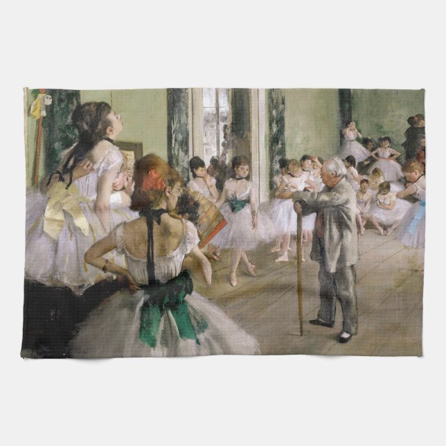 Edgar Degas - klassen Dance Kökshandduk (Horisontell)