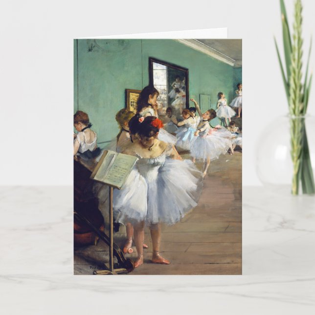 Edgar Degas - klassen Dance Kort (Framsida)