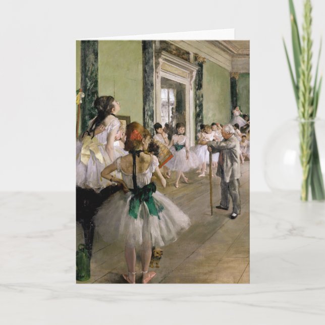 Edgar Degas - klassen Dance Kort (Framsida)