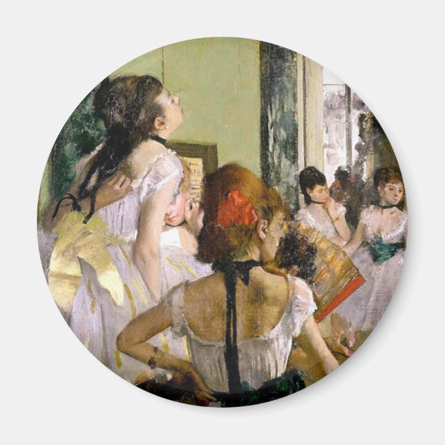 Edgar Degas-klassen Dance Magnet (Framsidan)