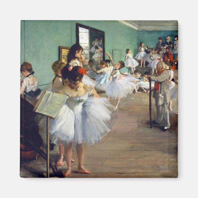 Edgar Degas - klassen Dance Magnet (Framsidan)
