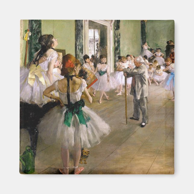Edgar Degas-klassen Dance Magnet (Framsidan)