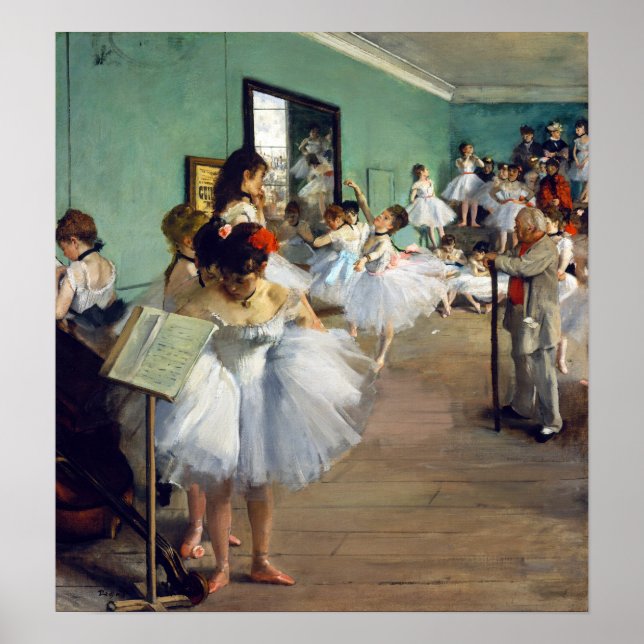 Edgar Degas - klassen Dance Poster (Framsidan)