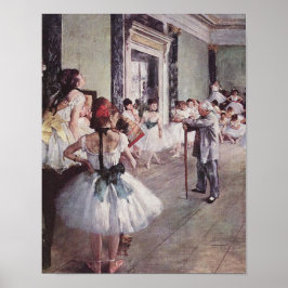 Edgar Degas-klassen Dance Poster