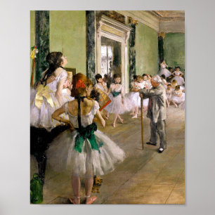 Edgar Degas-klassen Dance Poster