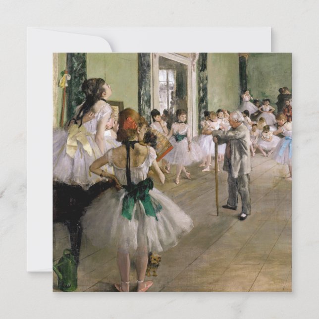 Edgar Degas - klassen Dance Tack Kort (Framsida)