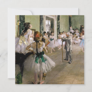 Edgar Degas - klassen Dance Tack Kort