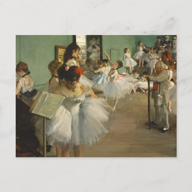 Edgar Degas-klassen Dance Vykort (Framsida)