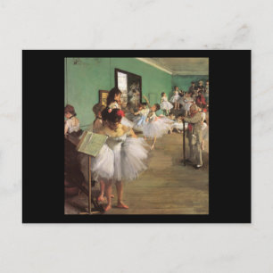 Edgar Degas-klassen Dance Vykort